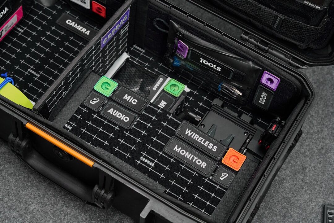 Portable field transmission kit in a rugged travel case